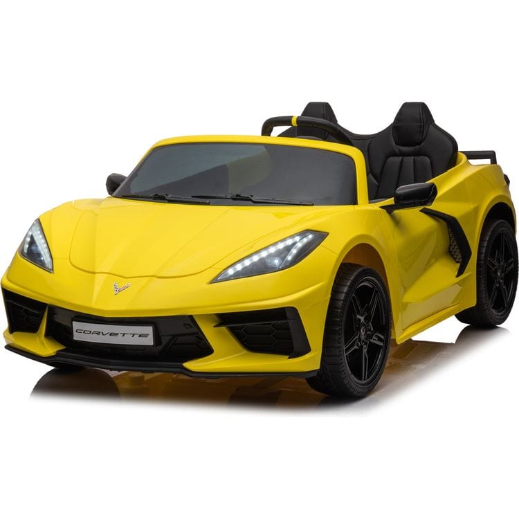 24V Chevrolet Corvette C8 2 Seater Ride on - Yellow