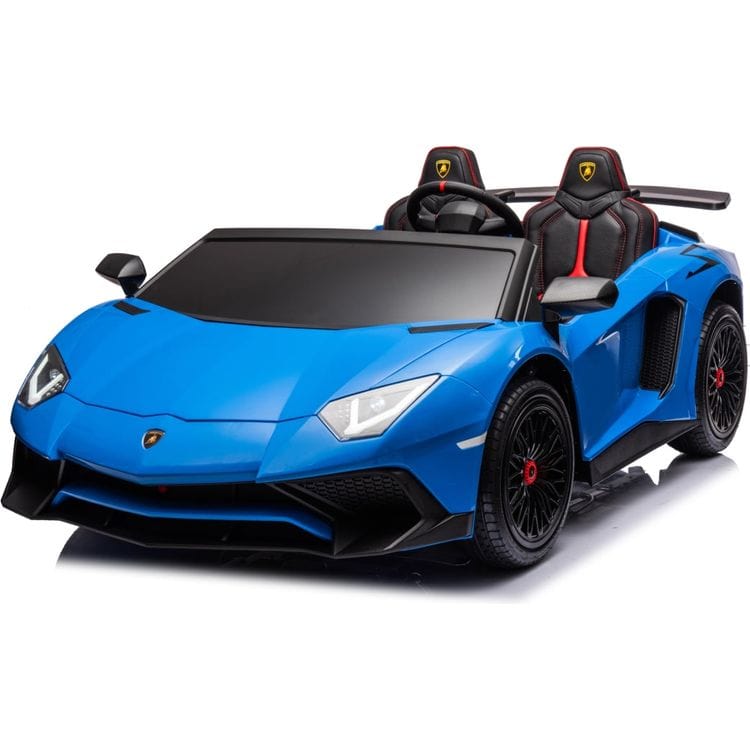 24V Lamborghini Aventador 2 Seater Ride on Car - Blue