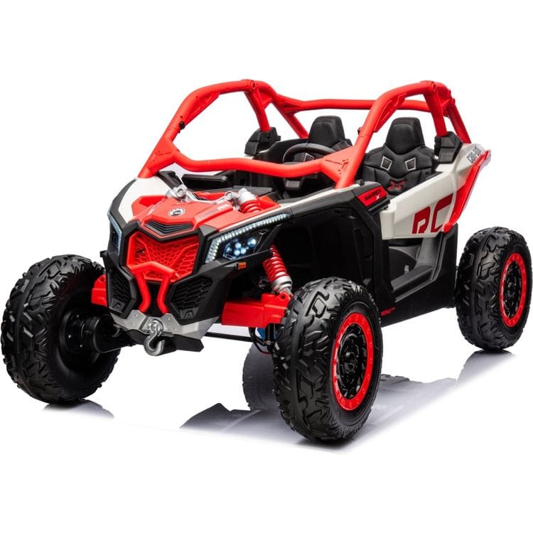 2x24V 4x4 Can Am Maverick 2 Seater Ride on UTV - Red