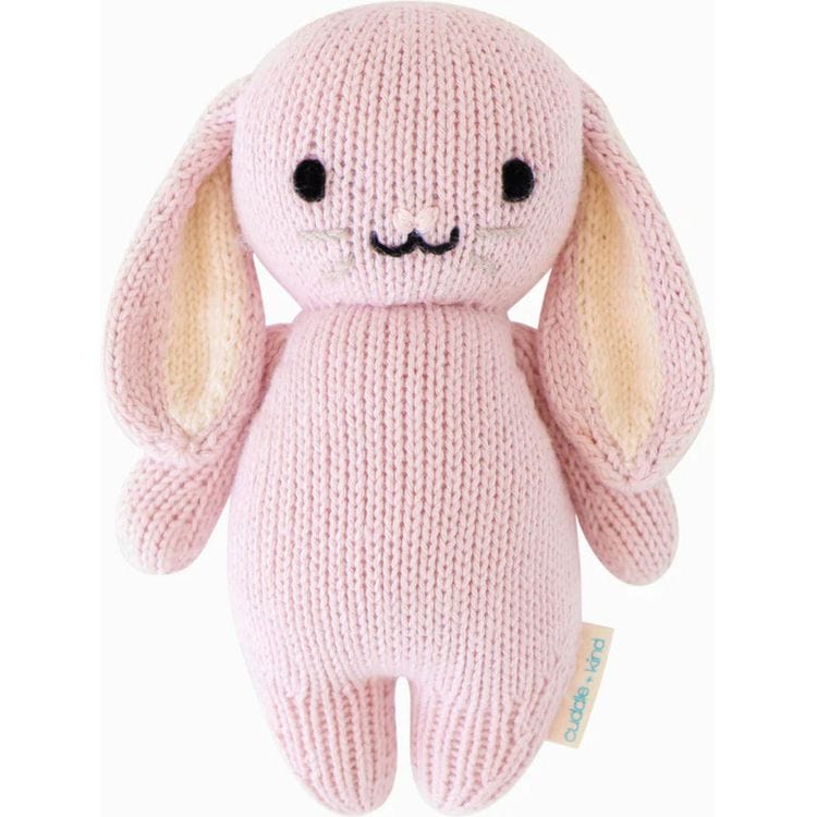 7" Baby Bunny (Lilac) Hand-Knit Doll