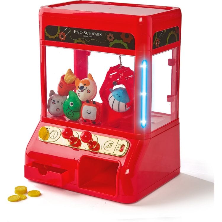 Arcade Claw Game with Plush Prizes