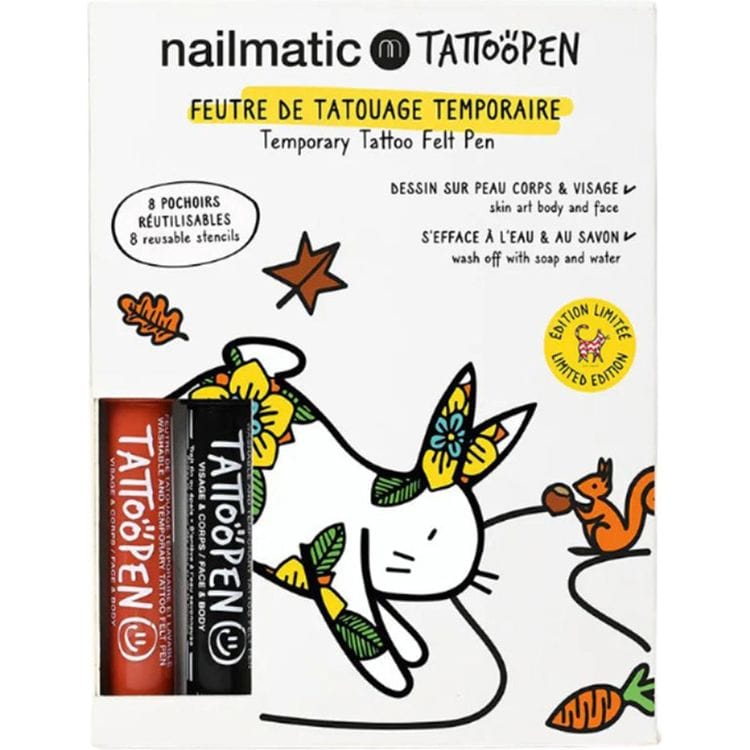 Bunny Tattoo Pen Set for Kids