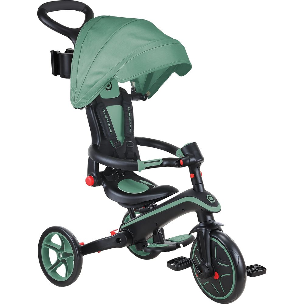 Explorer Foldable Trike 4 in 1 - Olive