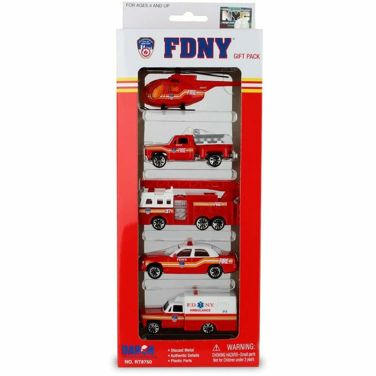 FDNY 5-Piece Vehicle Gift Pack