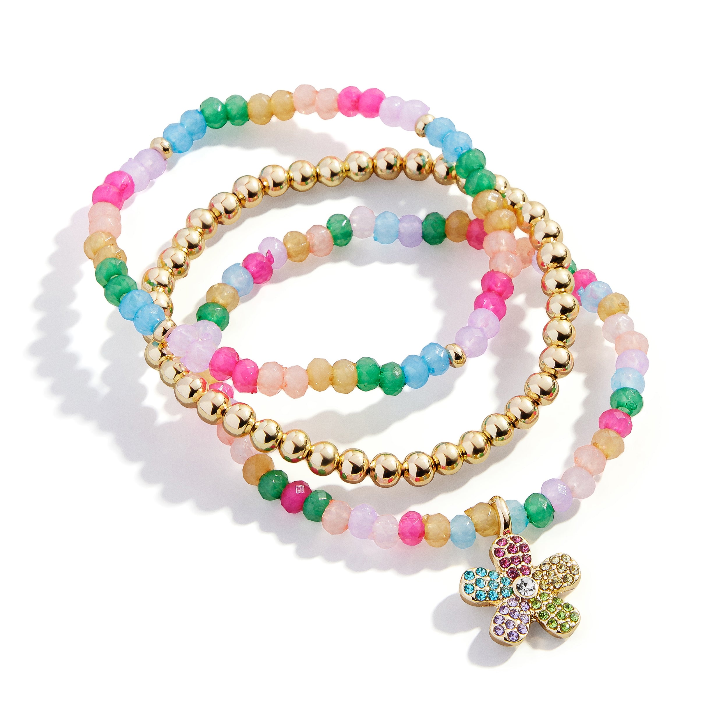 Flower Bracelet Set of 3