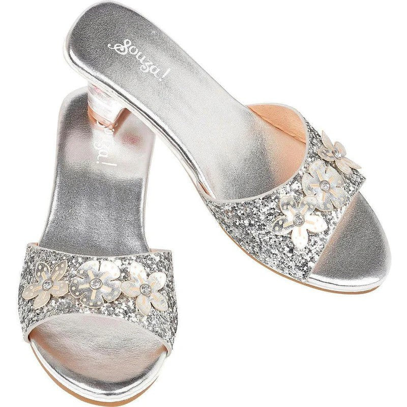 High-Heel Mariona Slipper (Silver) - Size 8-9