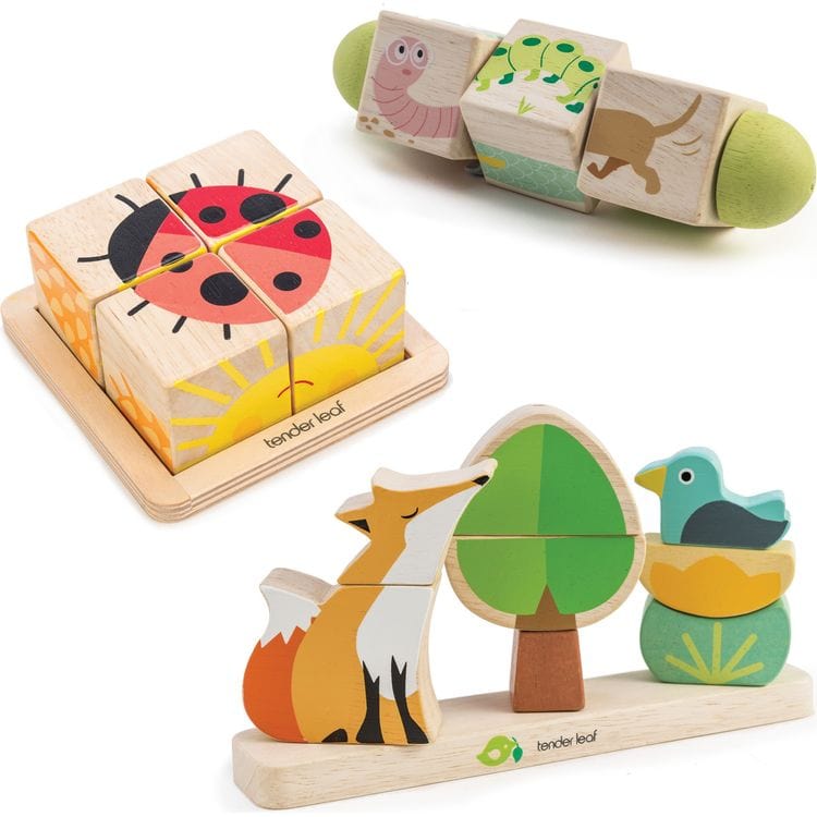 Infant Blocks Collection of Wood Toys