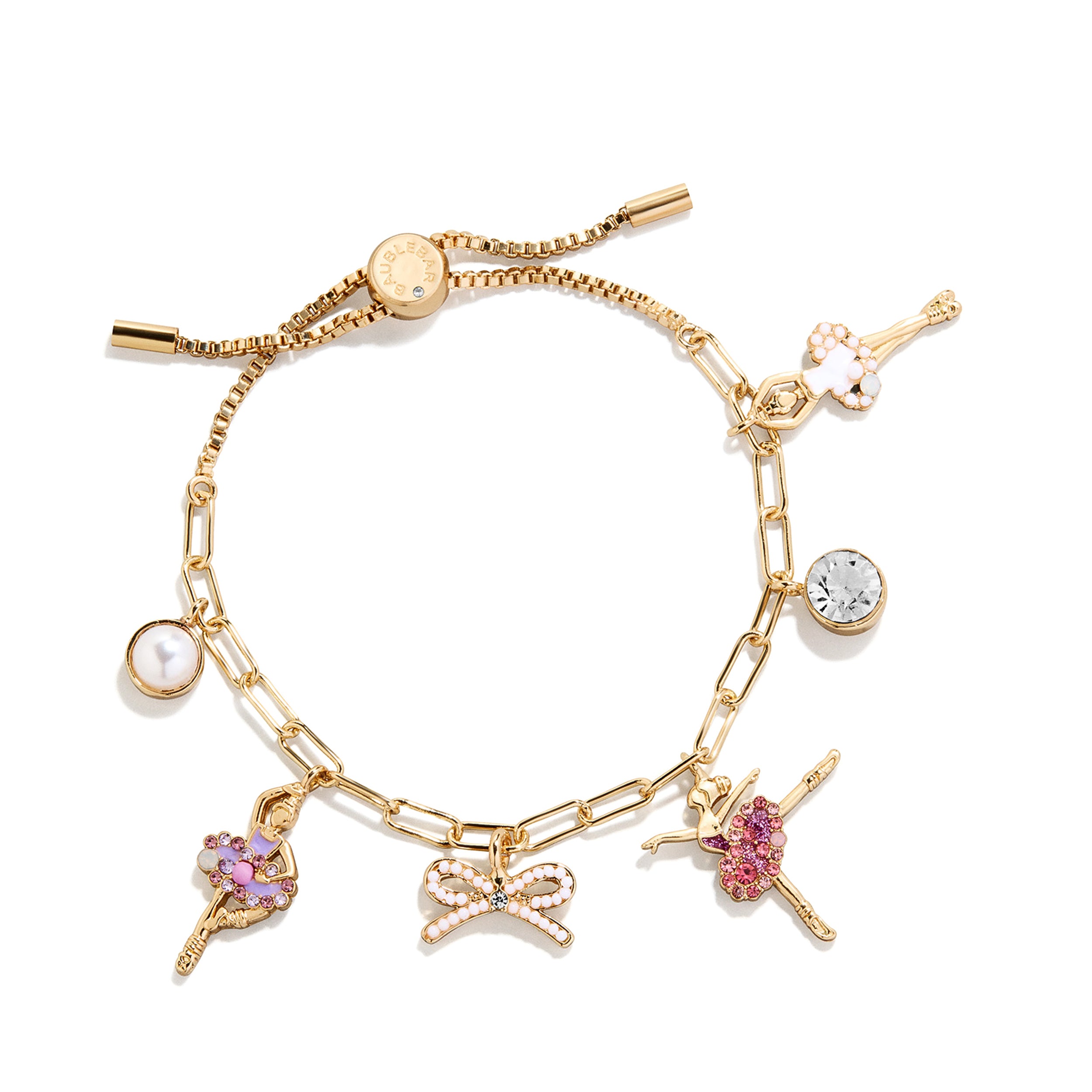 Kids' Ballet Motif Charm Bracelet