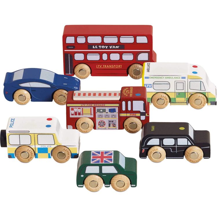 London Toy Car Set - 7 Pieces