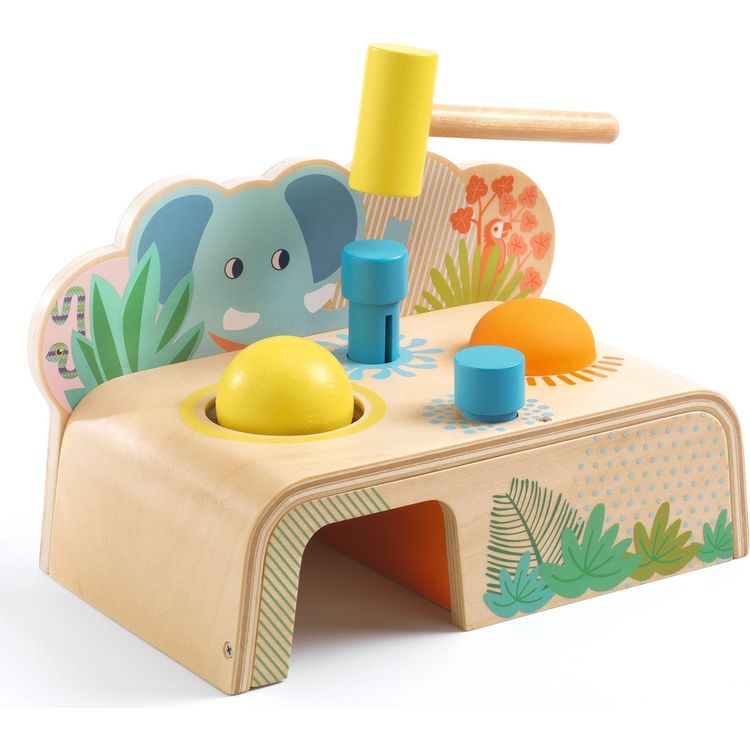 Multi Tap Hammer Wooden Toy
