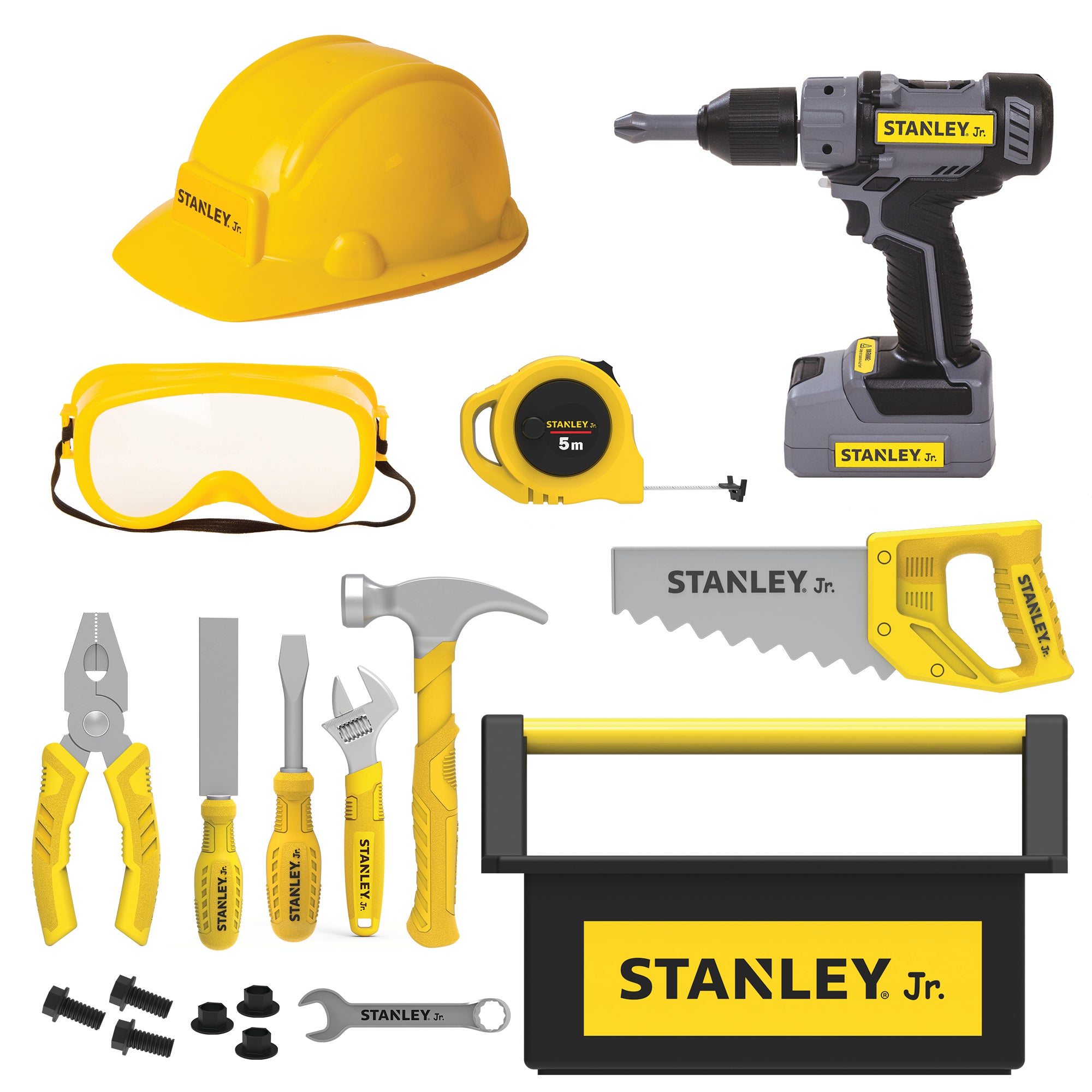 Mega Toolbox Set with Power Drill (20 Pieces)