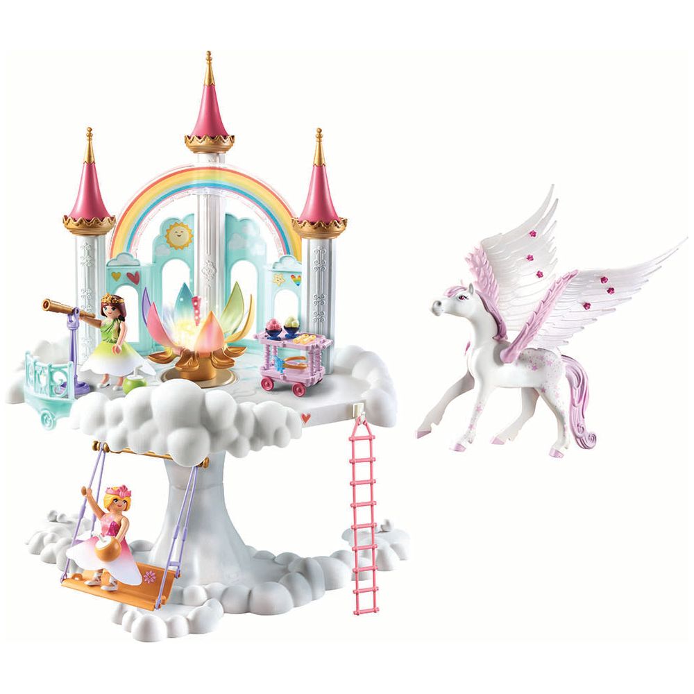 Rainbow Castle in the Clouds Playset