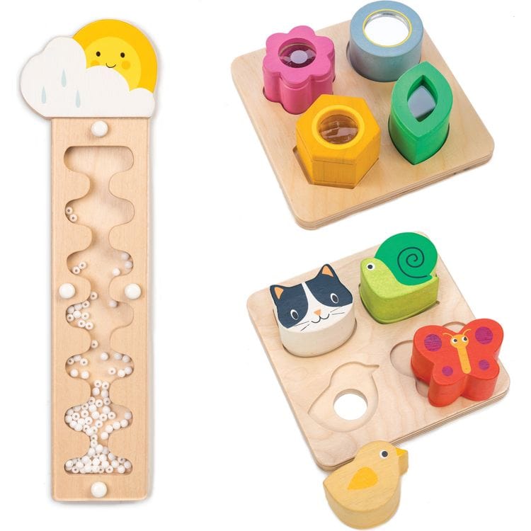 Toddler Sensory Collection of Wood Toys