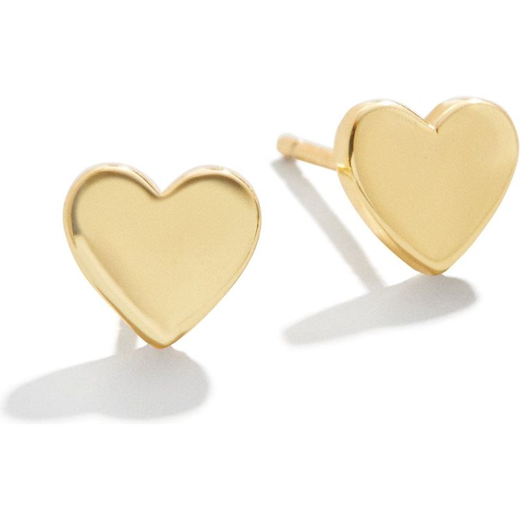 Whole Lotta Heart 18K Gold Kids' Earrings - Gold